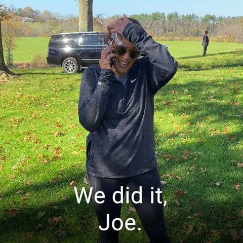 Kamala Harris "We did it, Joe" meme