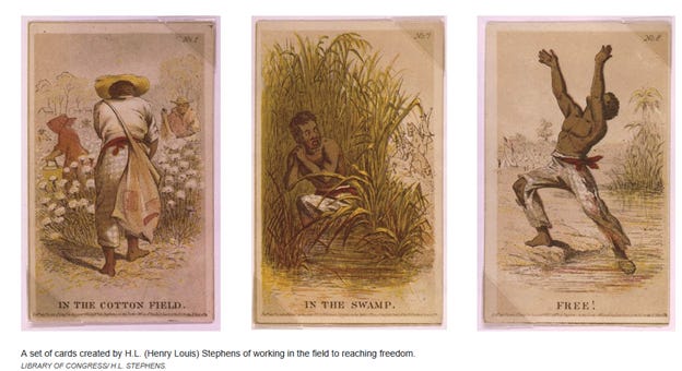 A collage of cards with pictures of men in the swamp

AI-generated content may be incorrect.