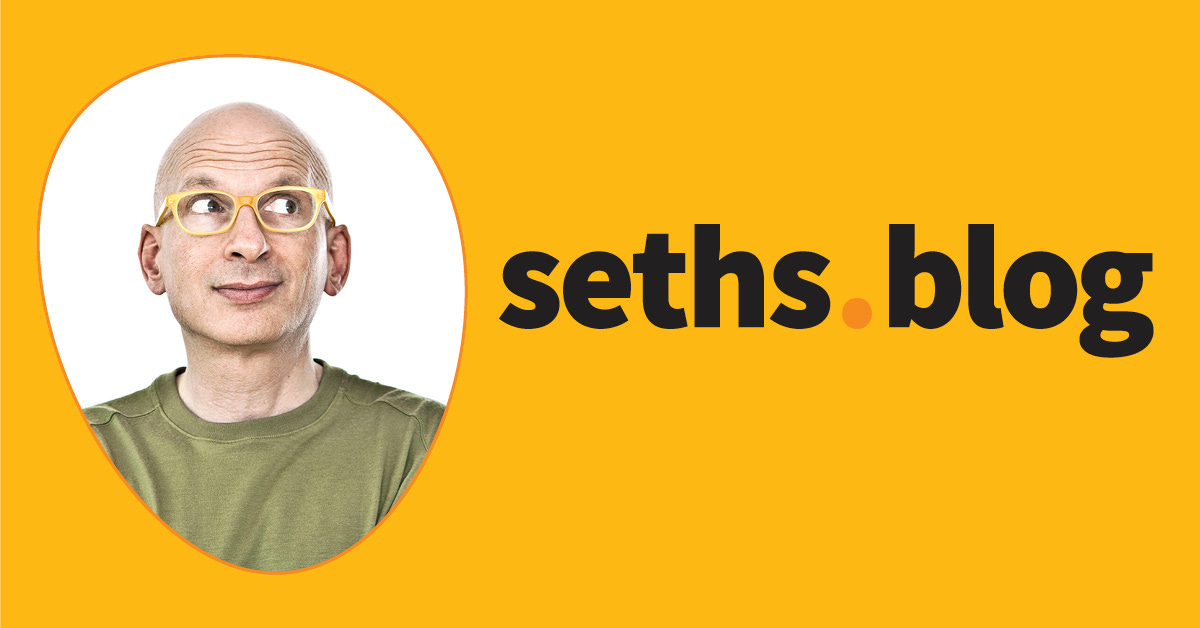 This time it's personal | Seth's Blog