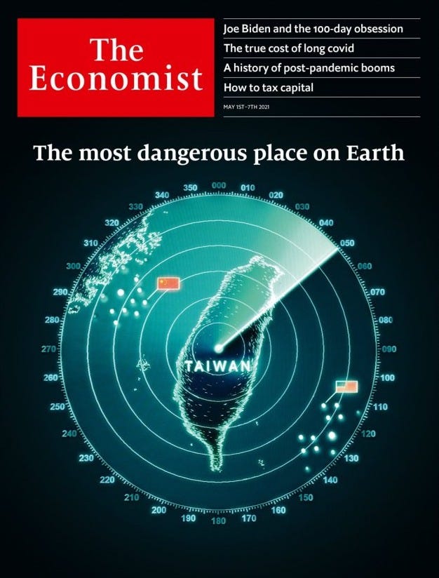 'Most dangerous place on Earth': Taiwan Twitter derides The Economist's latest cover story ...