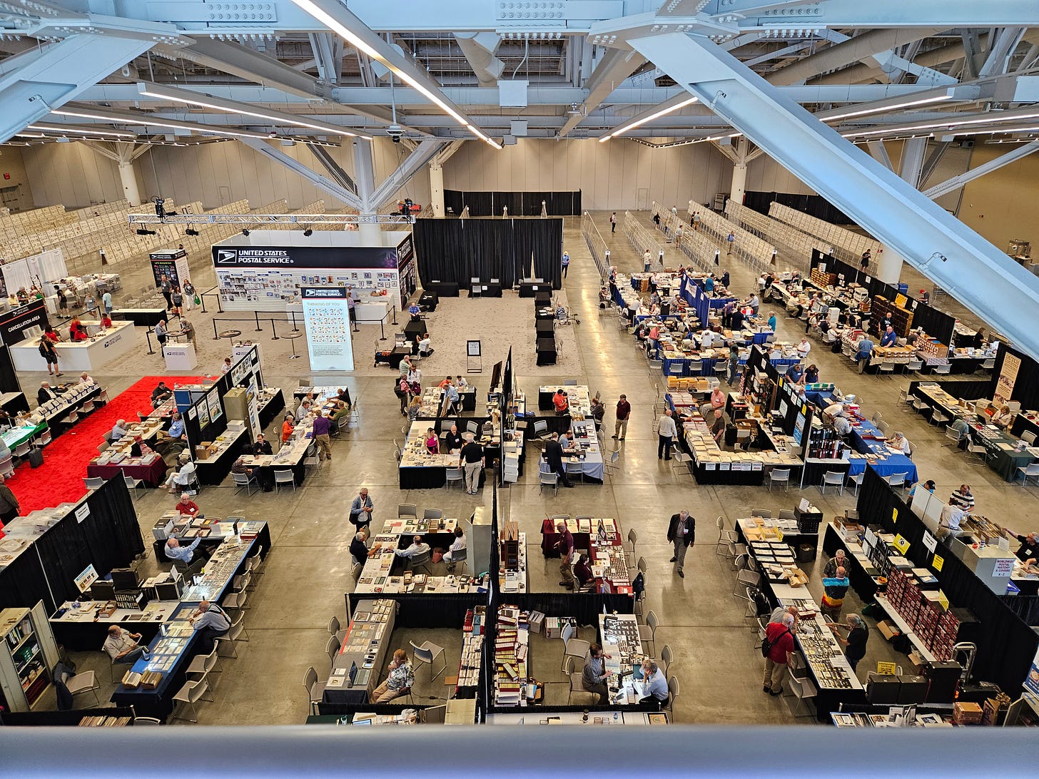 overlooking Great American Stamp Show in Cleveland 2023