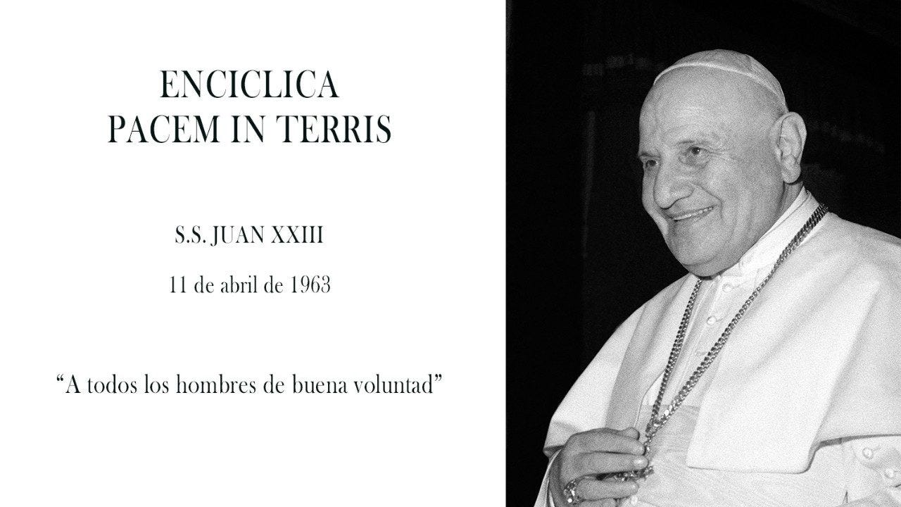 Pacem in terris, 55 años de la Encíclica de Juan XXIII - Vatican News