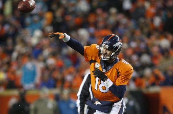 peyton manning kills denver versus buffalo nfl images 2014