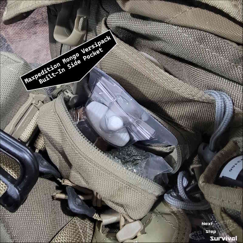 Maxpedition Mongo Versipack Built-In Side Pocket