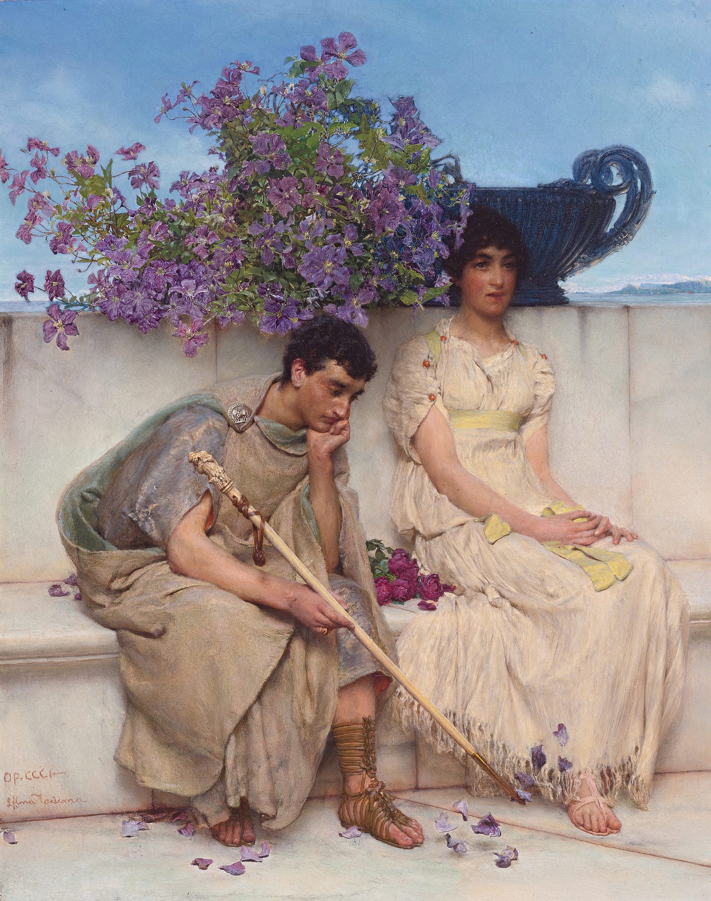 An Eloquent Silence by Lawrence Alma-Tadema | Obelisk Art History