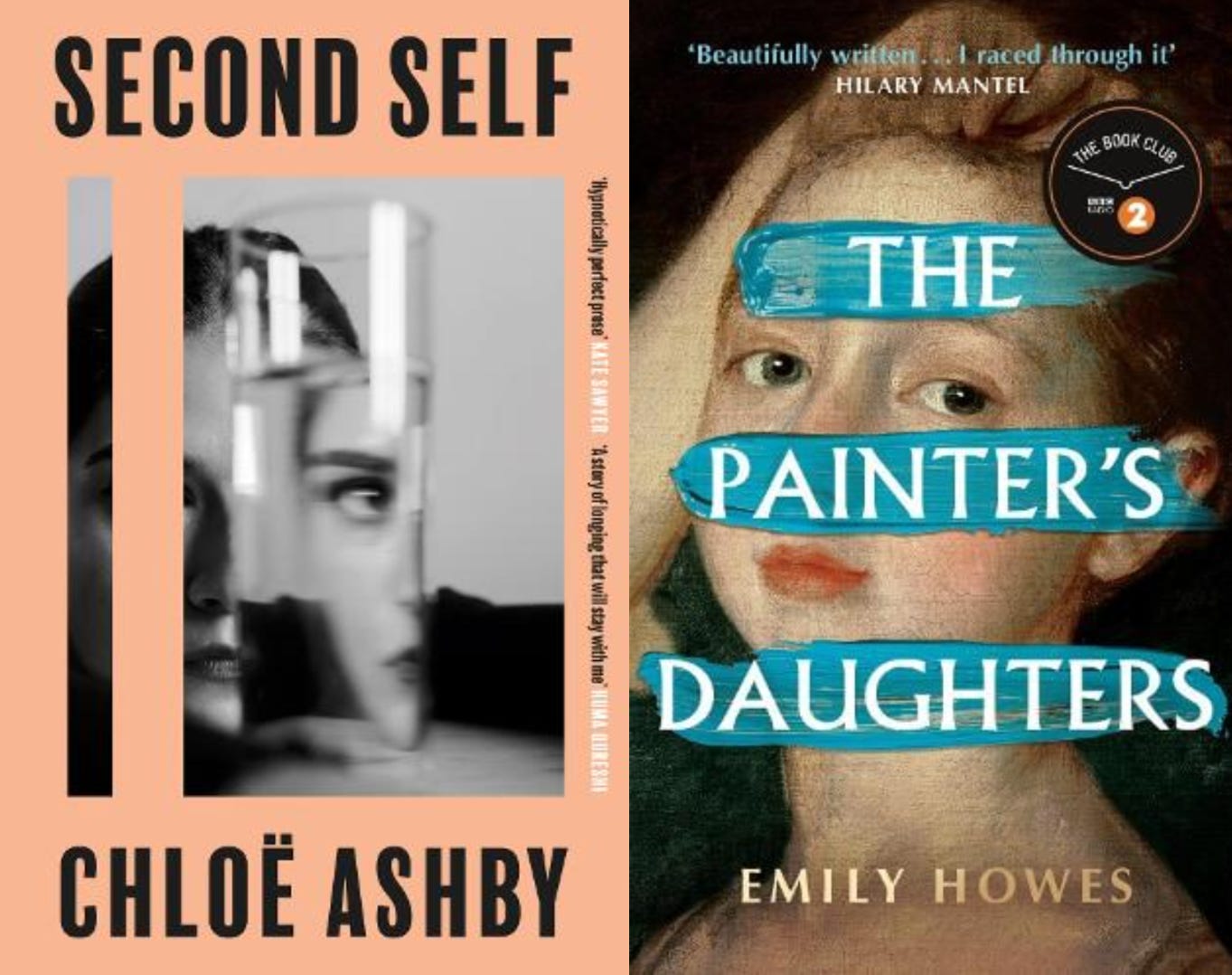 Chloe Ashby Second Self and The Painter's Daughters Emily Howes books