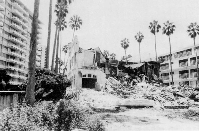 Figure 5: Demolition in September of 1988