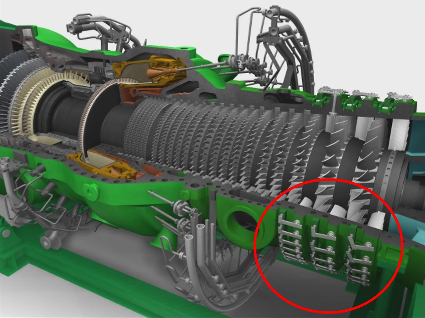 VIGV (Variable Inlet Guide Vane) Animation by Basir Ibrahim at Coroflot.com