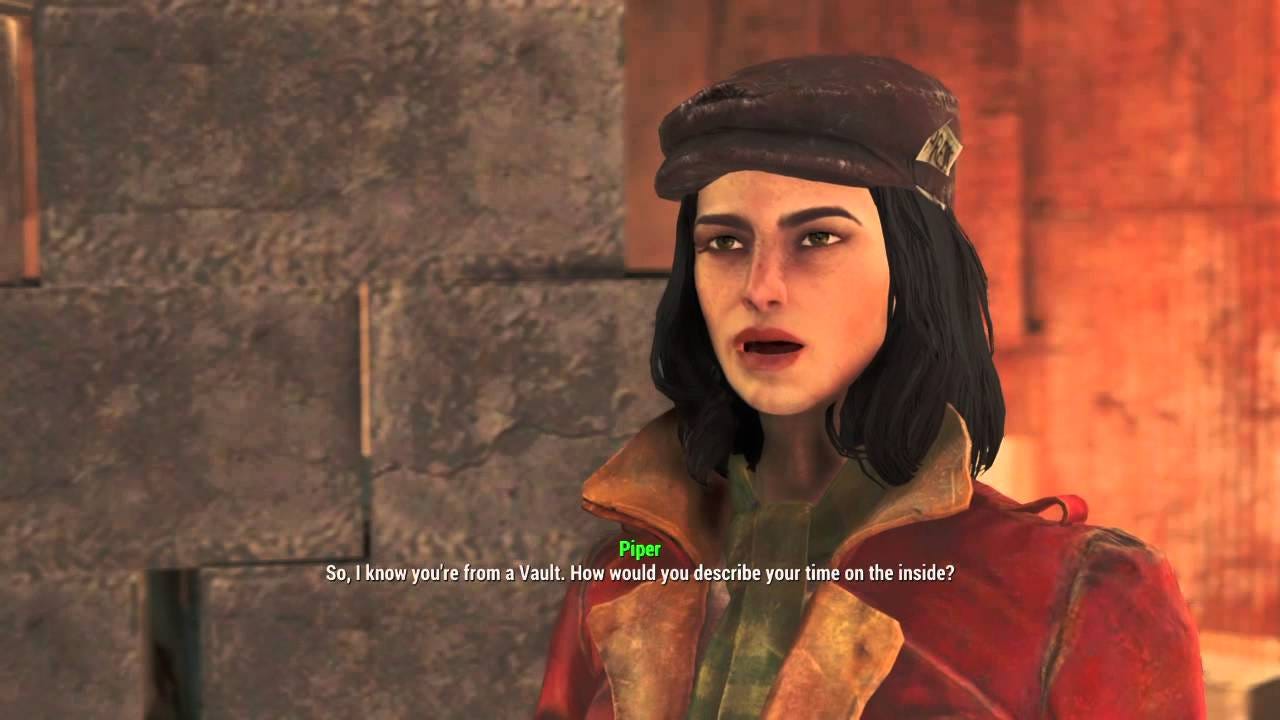 Fallout 4 quest STORY OF THE CENTURY talk to piper - YouTube