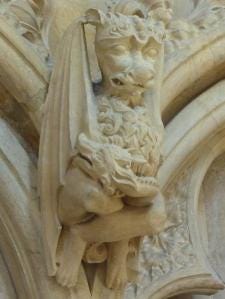 Carving in Beverley Minster Carving in Beverley Minster