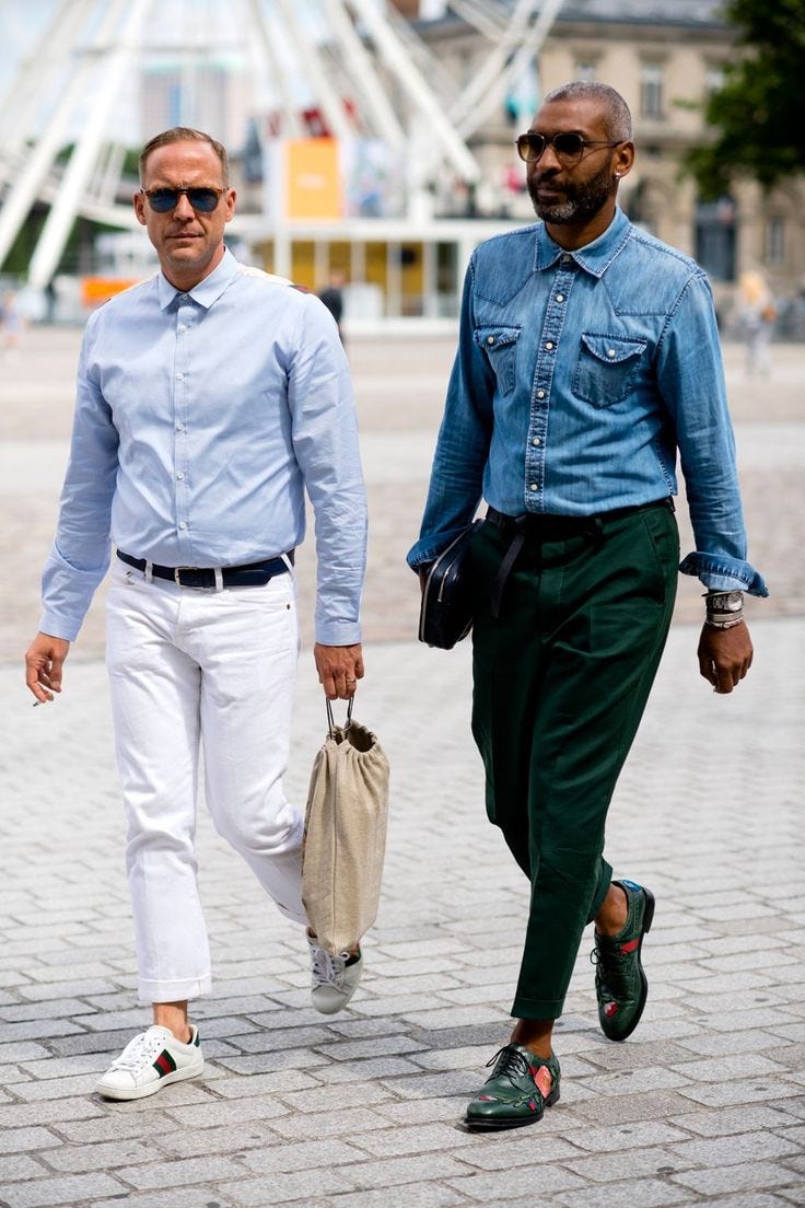 Paris Men's Fashion Week SS18: the strongest street style | Old man fashion,  Mens street style, Mens casual outfits summer