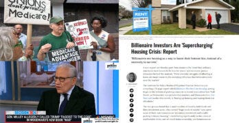 Billionaires cause housing crisis. Woodward skewers Trump. Unions force Medicare Advantage