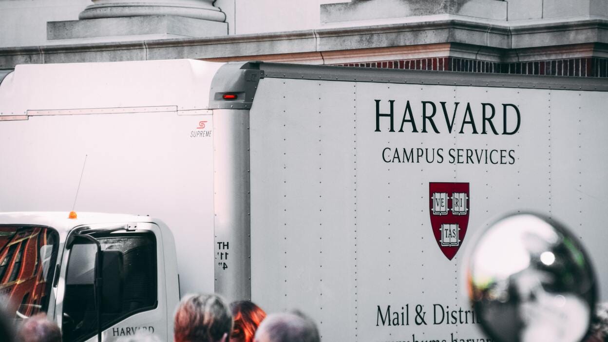 Harvard University campus car
