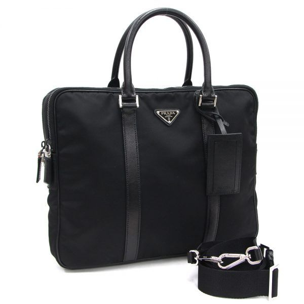 Prada black mens briefcase leather 2019 hottest luxury gift ideas