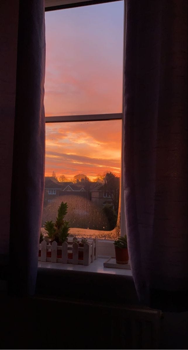 Pin by Hannah Greenway on 2021 | Window photography, Sunrise window ...