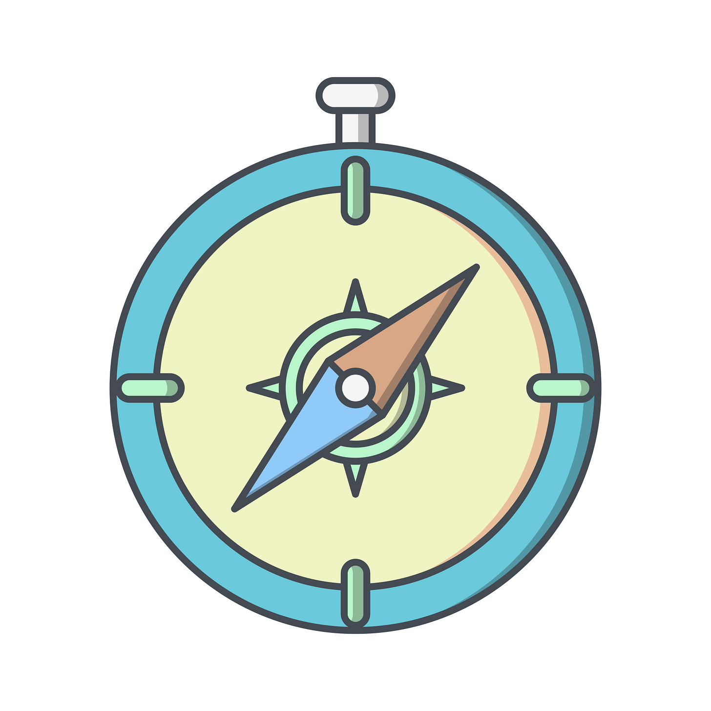 Compass Vector Icon 450276 Vector Art at Vecteezy