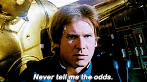 Never tell me the odds. | Star Wars Memes Wiki | Fandom