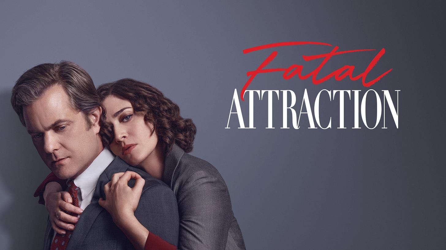 Fatal Attraction on Paramount+ Review | Double Take TV Newsletter | Jess Spoll