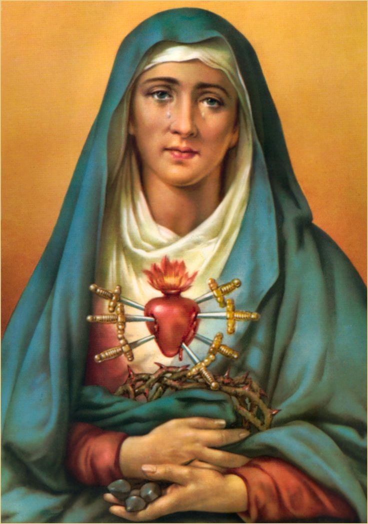 Our Lady Of... | Our lady of sorrows, Blessed virgin mary, Virgin mary