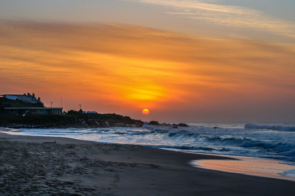 Margate Beach Sunset, KwaZulu-Natal