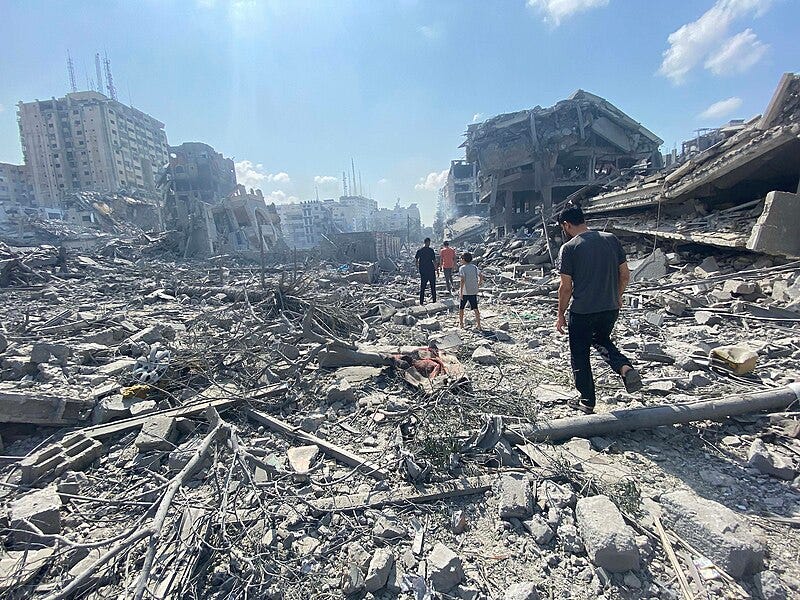 File:Damage in Gaza Strip during the October 2023 - 27.jpg