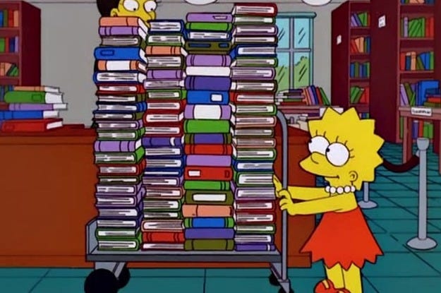 The Lisa Simpson Book Club - The eNotes Blog