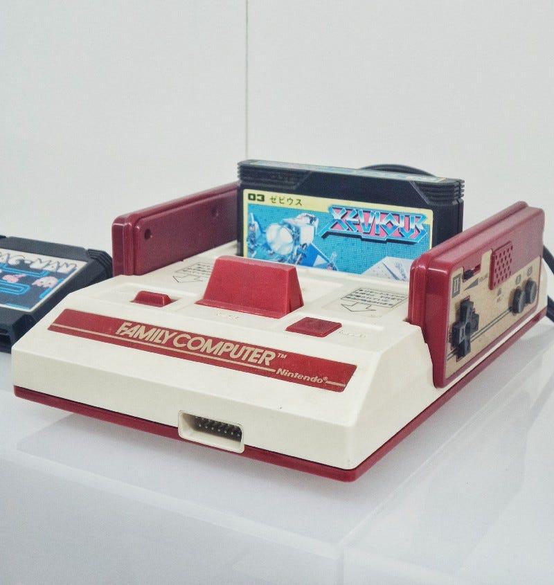 Early Nintendo game cartridges