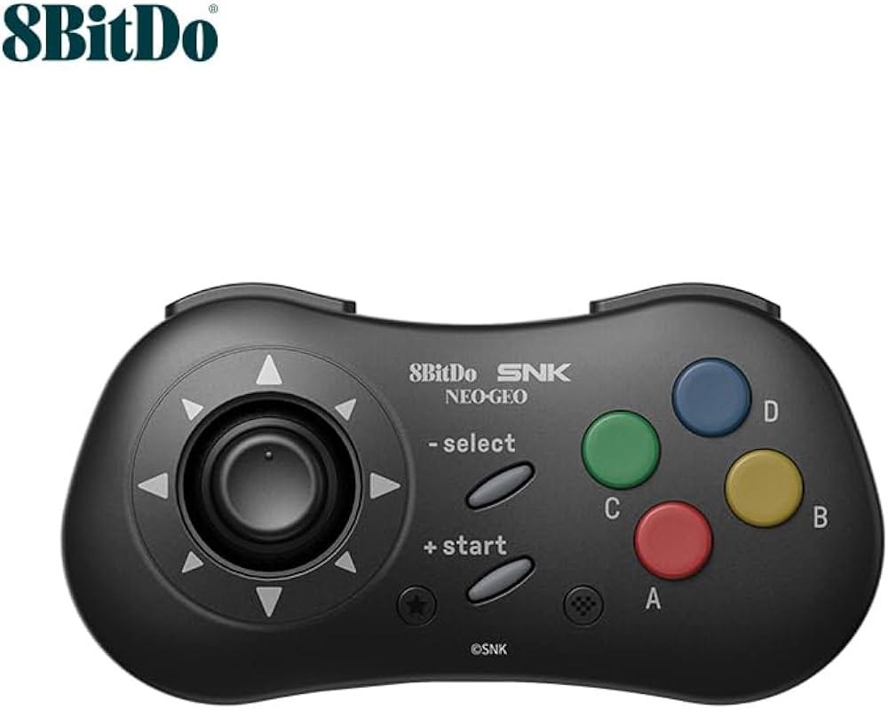 Iesooy For 8Bitdo NEOGEO Wireless Controller for Windows/Android/NEOGEO  mini, SNK Official License (Black) : Video Games - Amazon.com