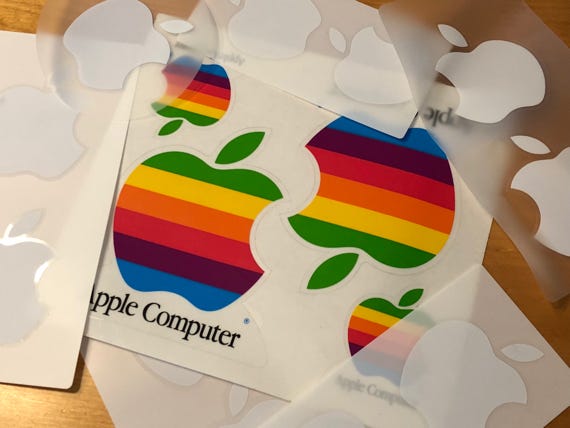 Apple stickers