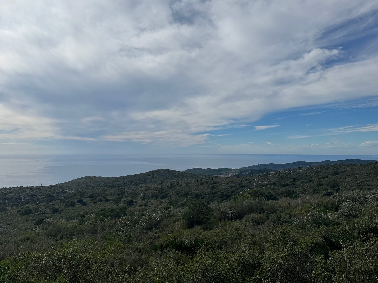 Hiking Trail from Casteldefels to Garraf