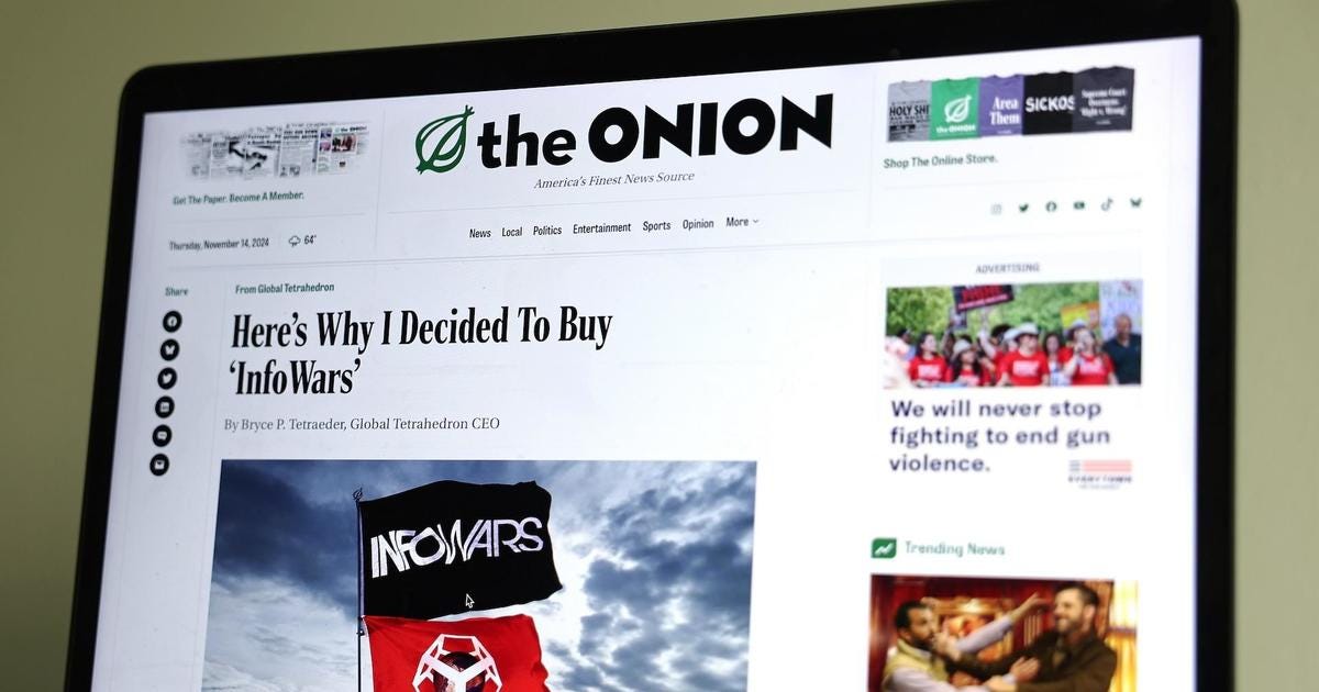 How did The Onion's Infowars acquisition go down and why? - CBS News