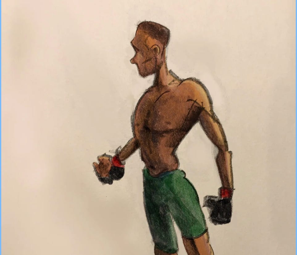 Israel Adesanya by Chris Rini