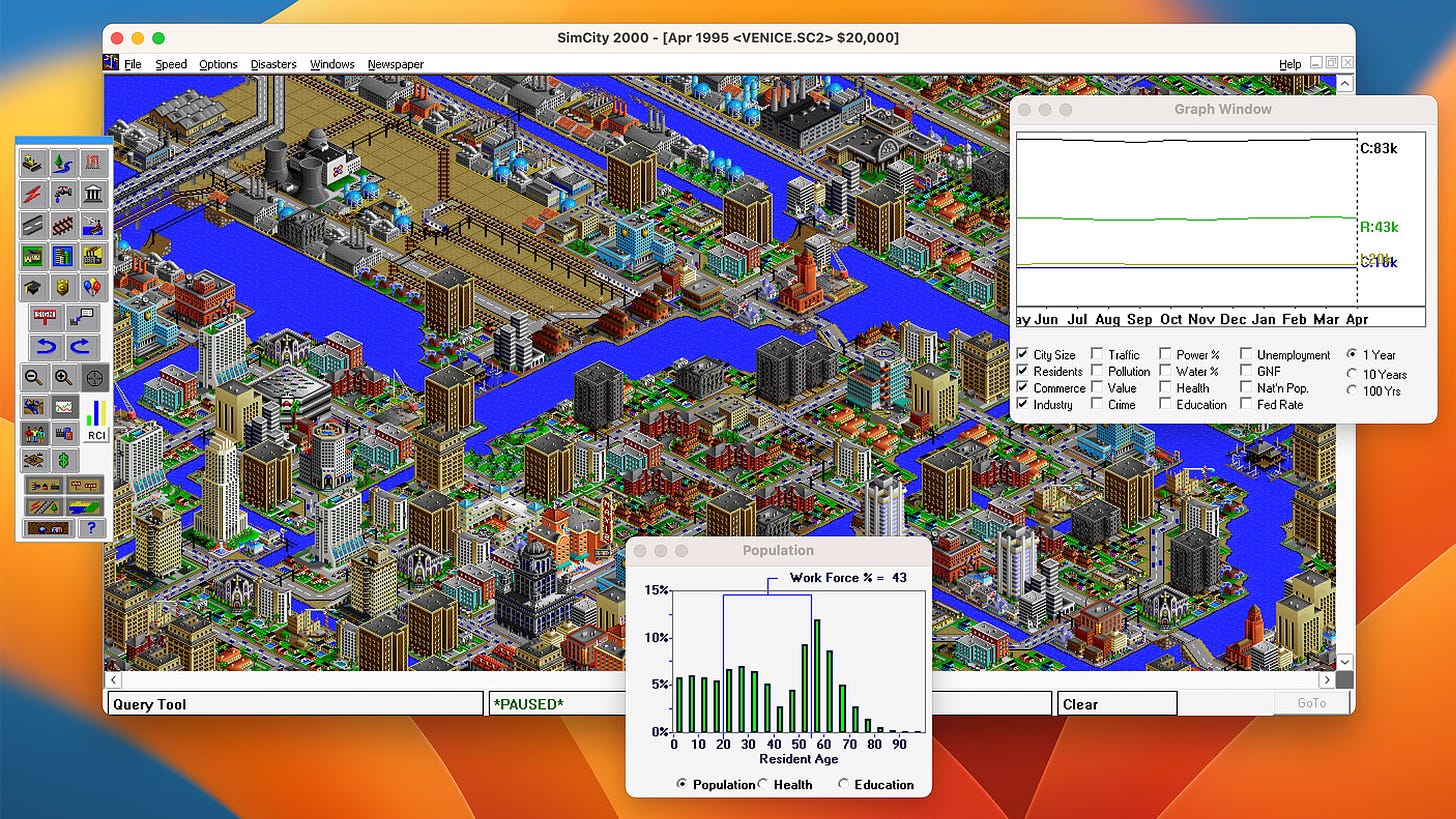 SimCity on macOS