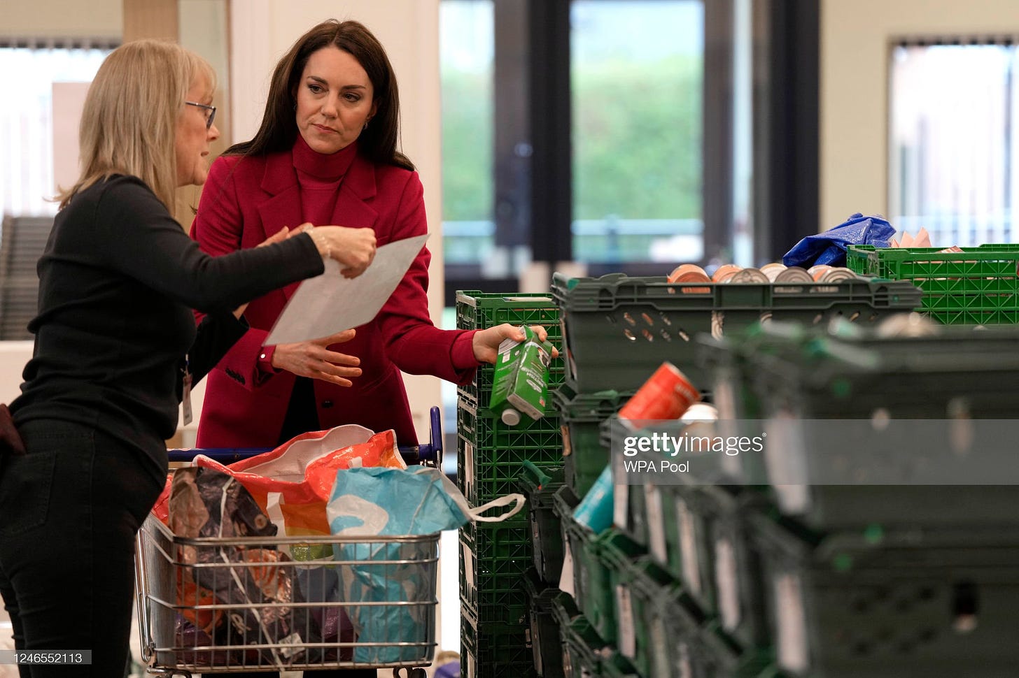 The Prince And Princess Of Wales Visit Windsor Foodshare
