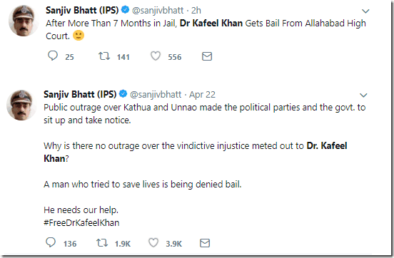 Sanjiv bhatt on kafeel