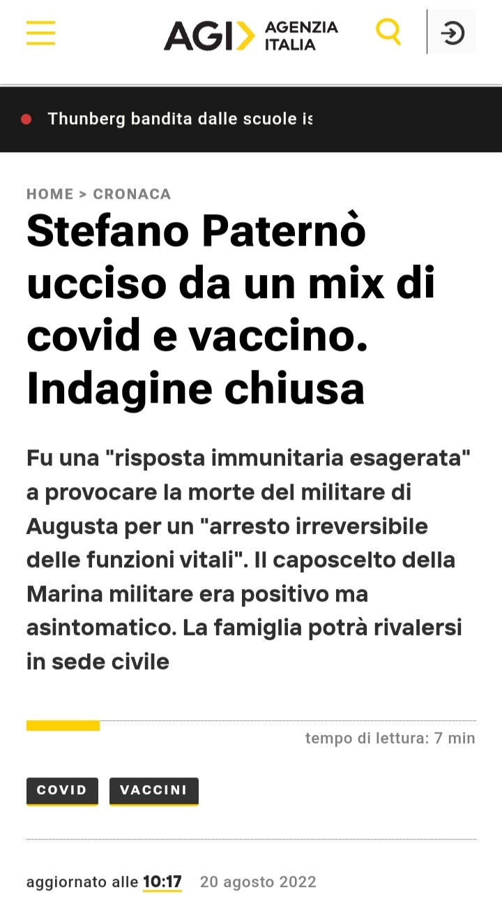 Stefano Paternò autopsia