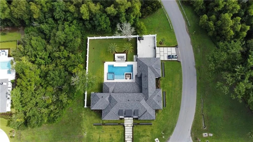 Aerial View featured at 317 Cypress Crossing Dr, Belle Chasse, LA, 70037