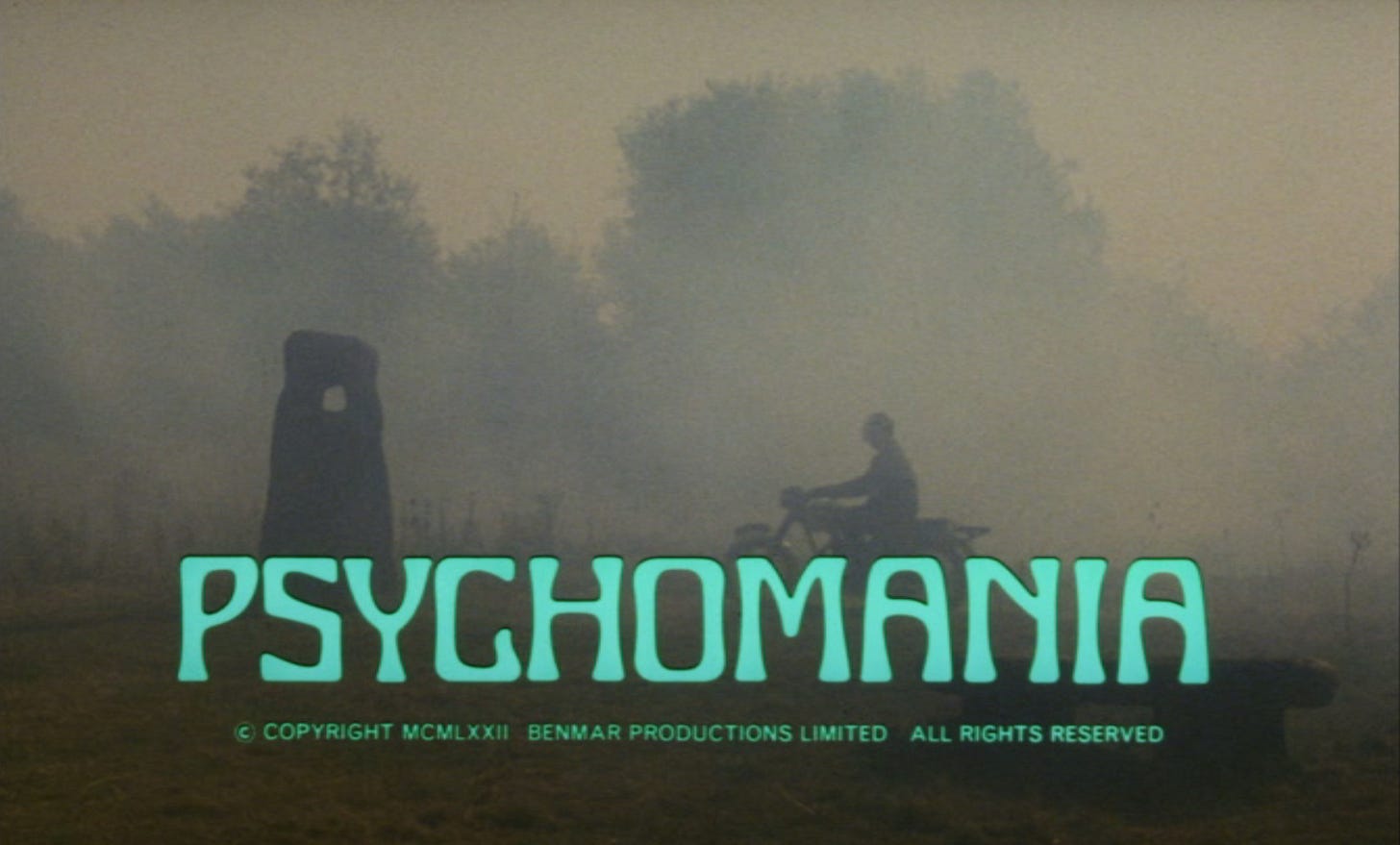 Room 207 Press: We Don't Go Back #28: Psychomania (1973)