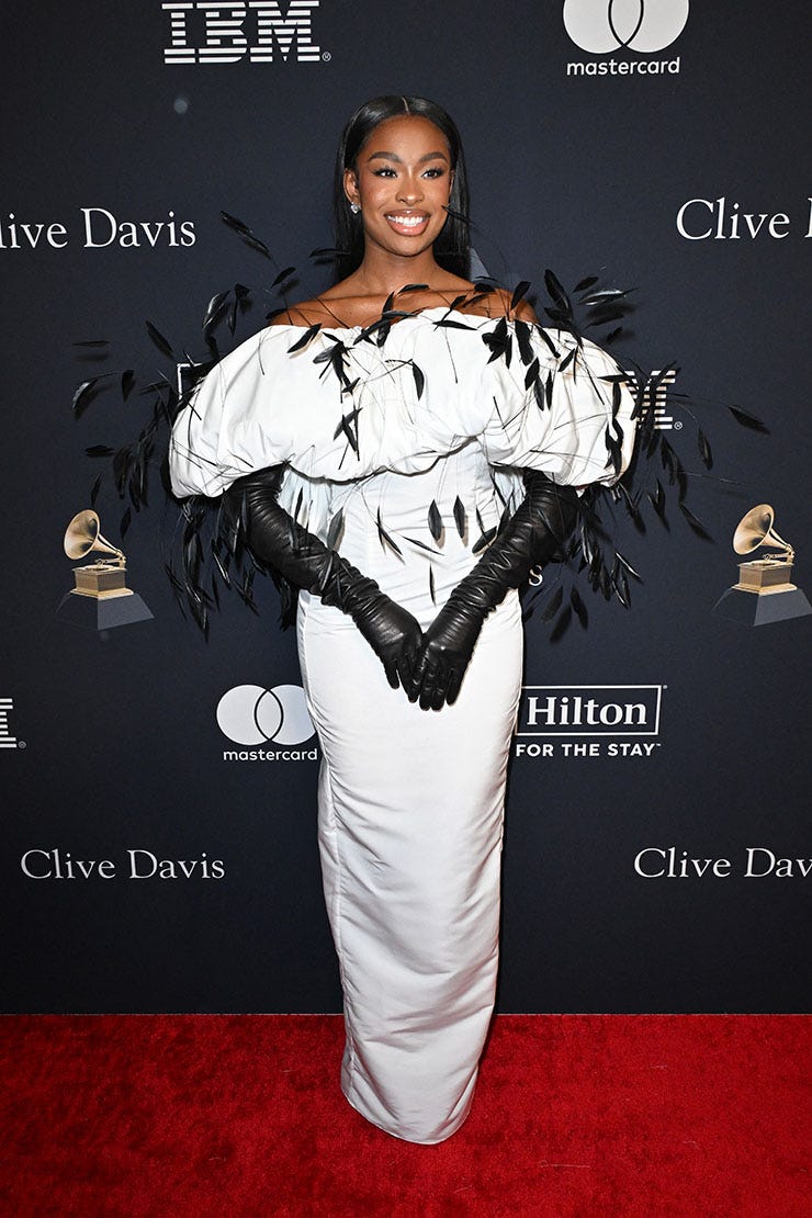 Coco Jones Wore Nina Ricci To The Clive Davis Pre-Grammy Gala