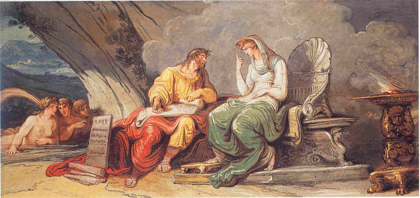 The Pines of Rome: Numa Pompilius and the nymph Egeria