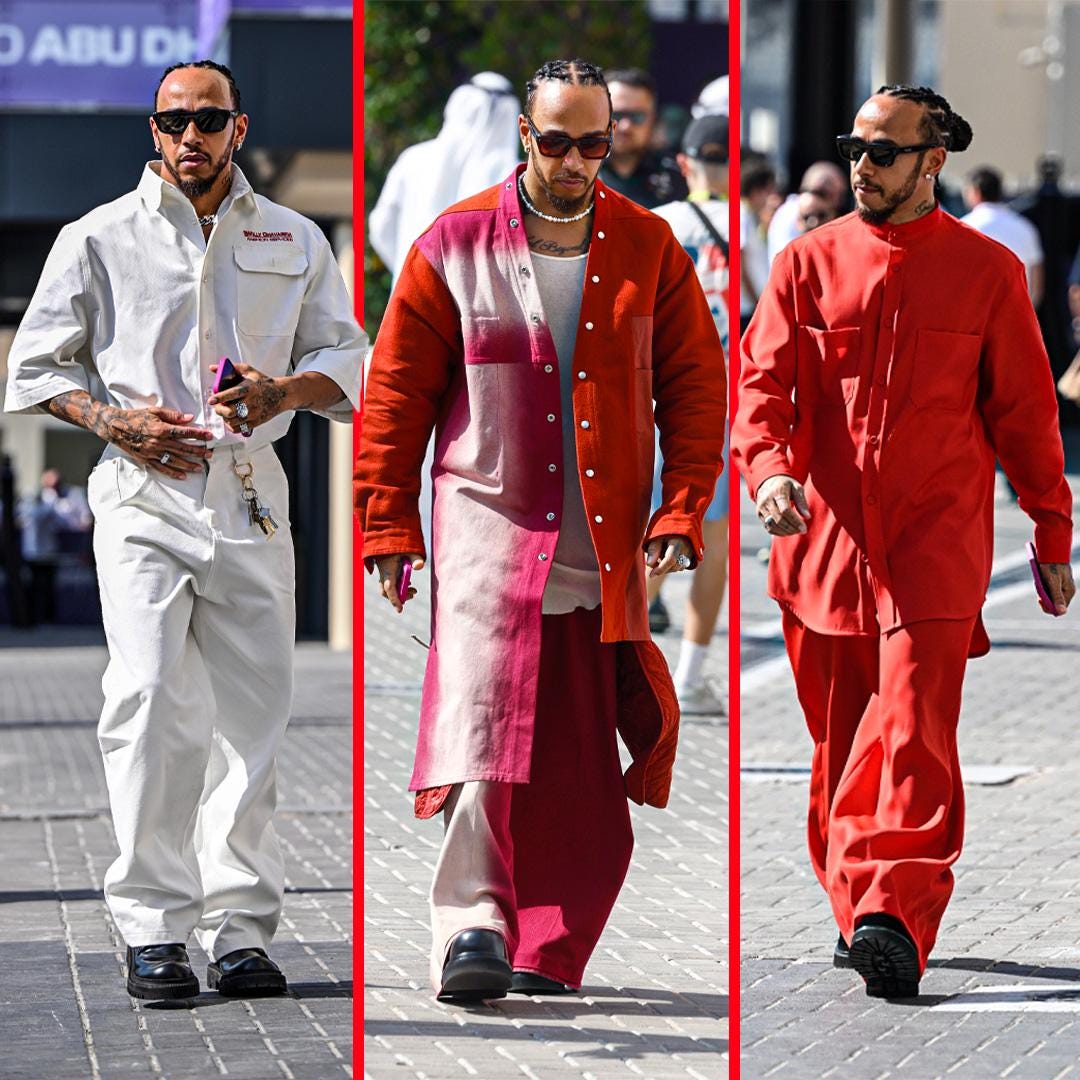 Autosport] Lewis Hamilton's outfit choices this weekend ...