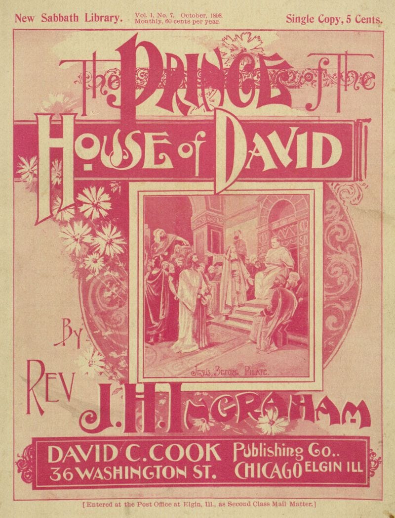 Old cover image for The Prince of the House of David