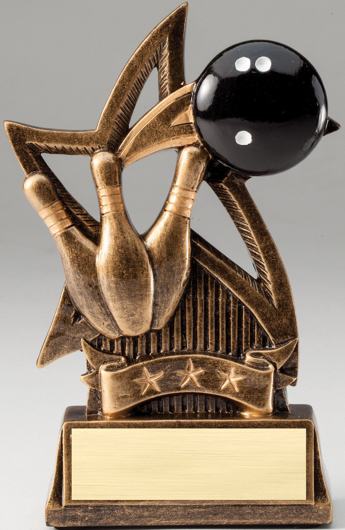 Sweeping Star Bowling Trophy – TL's Trophies & Collectibles