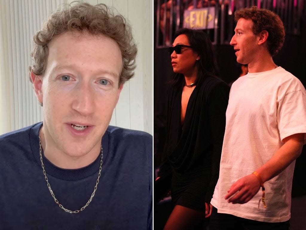 Mark Zuckerberg is bringing out the chains and leaning hard into his ...