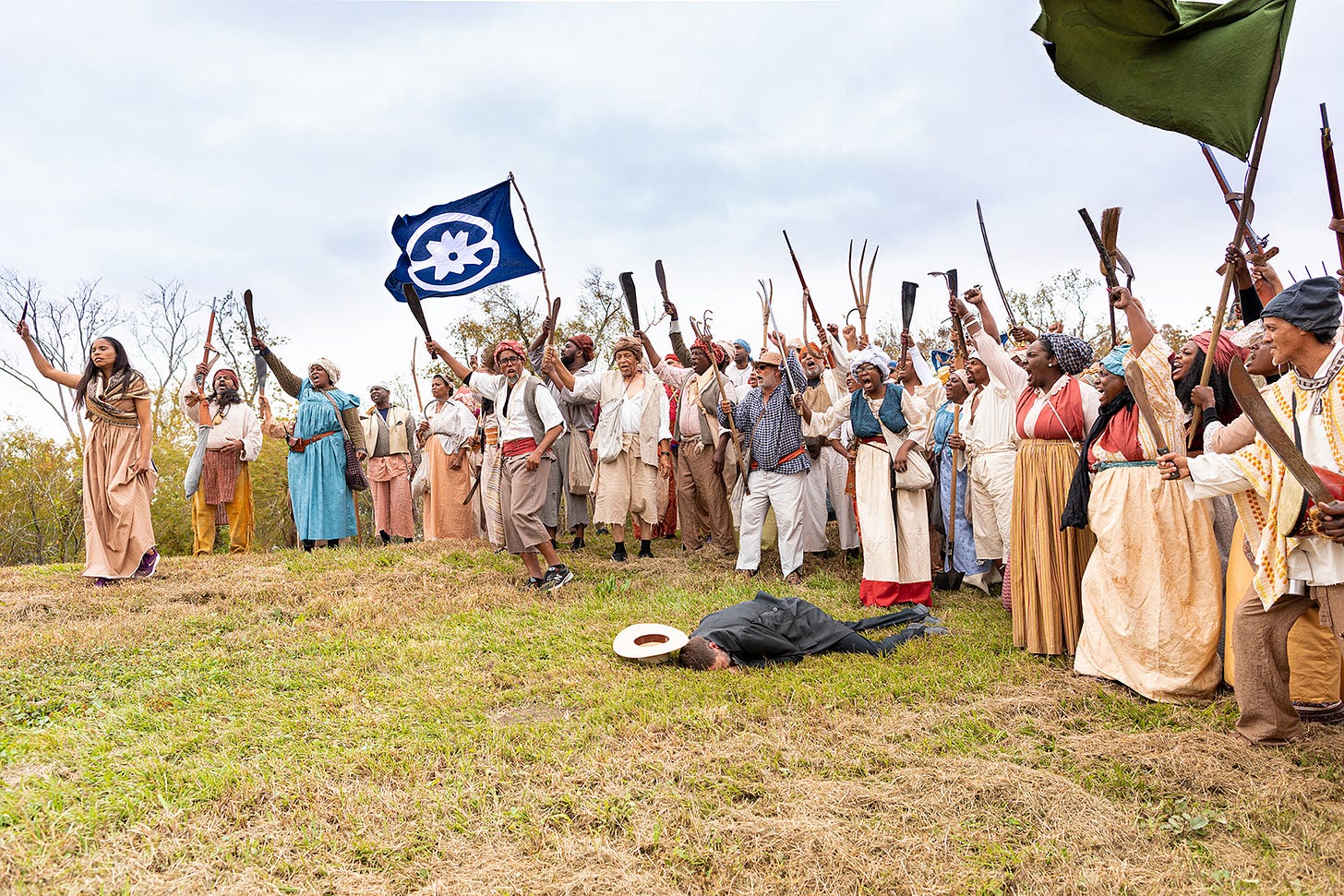 Slave Rebellion Reenactment - Dread Scott