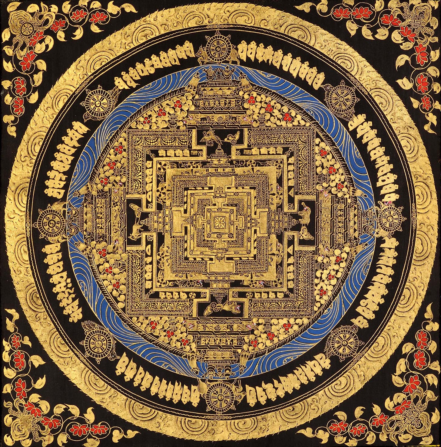 Tibetan Buddhist Kalachakra Mandala