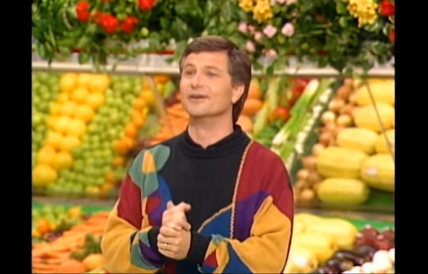 David Ruprecht: game show host, snazzy sweater icon. 