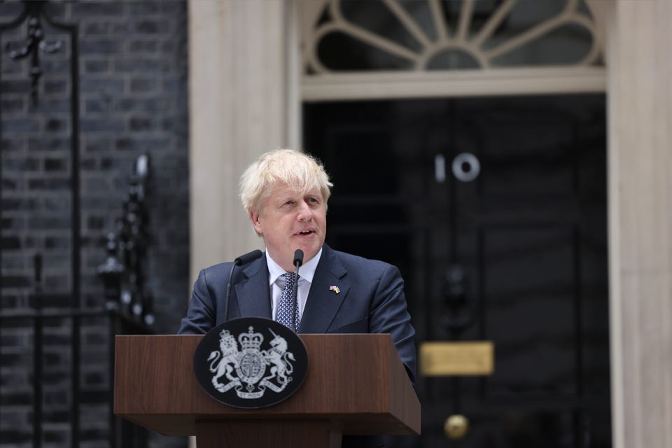 Prime Minister Boris Johnson's statement in Downing Street: 7 July 2022 -  GOV.UK