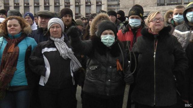Митинг-"антимайдан" в Донецке