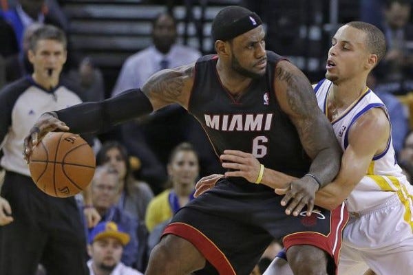 lebron james with steph curry for nba finals 2015